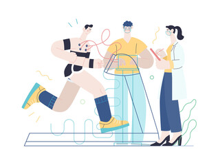 Medical tests template - cardiac stress test