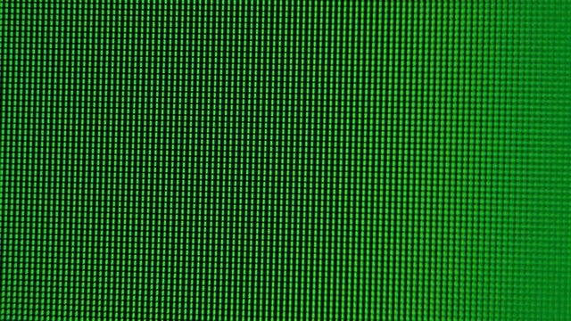 The cursor arrow clicks the exit icon and a green screen lights up. Monitor close up, pixel texture.