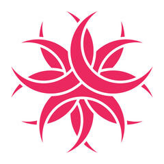 abstract flower design