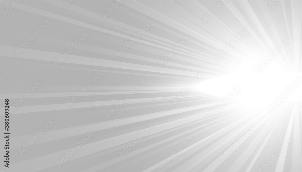 Canvas Prints gray background with white glowing rays design