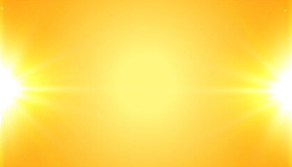 yellow background with shiny glowing light effect