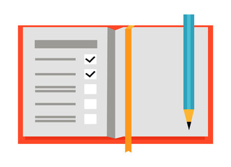 Vector note education infographic. Template for diagram, graph, presentation and chart. Business concept with 6 options, parts, steps or processes. Data visualization.
