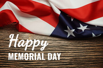 Fototapeta na wymiar Happy Memorial Day. USA flag. American holiday background