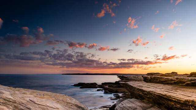 Sunset Scape at the Cronulla View in Kamay Botany Bay National Park