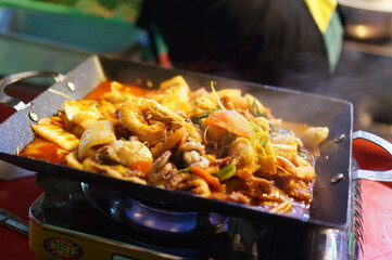 여수에서 파는 삼합