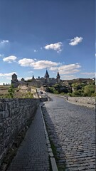Fototapeta na wymiar the wall Kamenets-Podolsky fortress