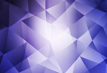 Light Purple vector abstract mosaic pattern.