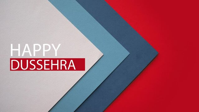 happy Dussehra red arrow background