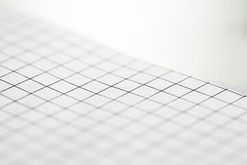 White grid paper texture, back to school backgrounds