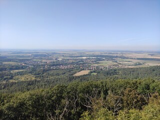 Widok z góry ,,Ślęża'' 