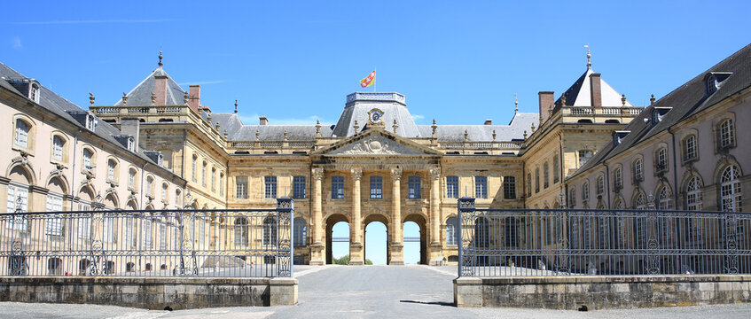 The historic Castle of Lun&eacute;ville in Lorraine, France