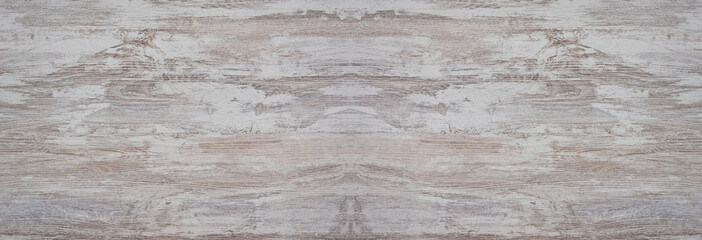 Naklejka premium White wood texture background, long wood panel