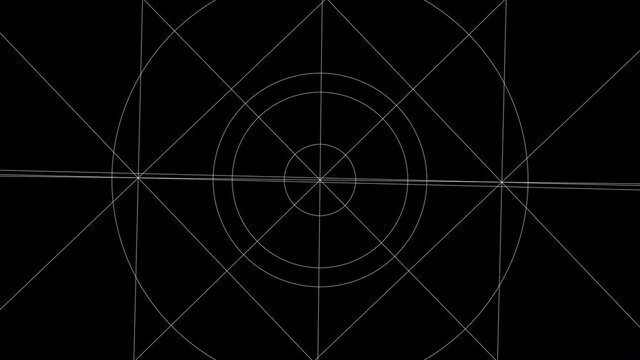 Black and white geometrical background