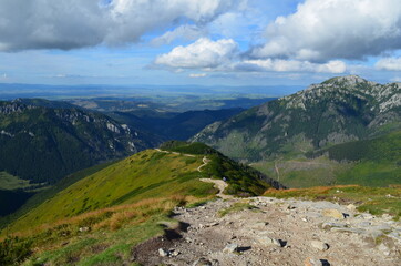 Tatry Zachodnie, widok z Trzydniowańskiego Wierchu, Polska © Ewa
