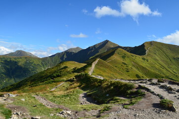 Tatry Zachodnie, widok z Trzydniowańskiego Wierchu, Polska © Ewa