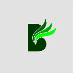 Obraz premium B letter icon logo template