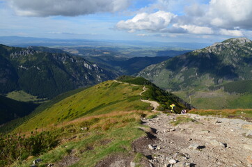 Tatry Zachodnie, widok z Trzydniowańskiego Wierchu, Polska © Ewa
