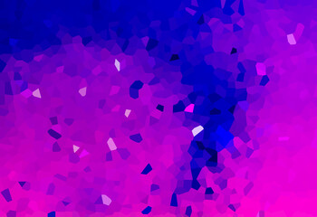 Dark Blue & Purple Crystals Scatter Low Poly Gradient Crystallize Background Illustration