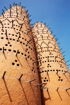 Traditional Arabian Dovecot (Pigeon House) at the Katari Cultural village in Doha