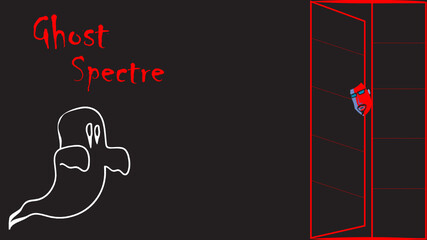 Fototapeta premium Ghost horror