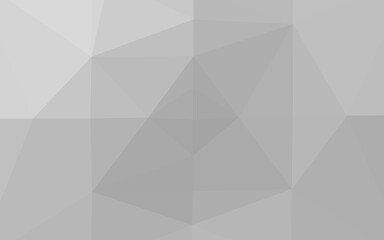 Light Silver, Gray vector low poly cover. A sample with polygonal shapes. Brand new design for your business.