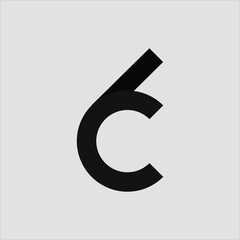 C letter logo icon template