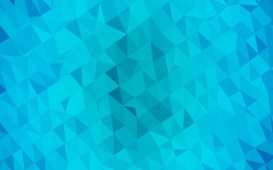 Fototapeta na wymiar Light BLUE vector abstract polygonal texture. Shining colored illustration in a Brand new style. New texture for your design.
