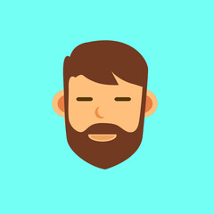 Cartoon Character Flat Illustration 