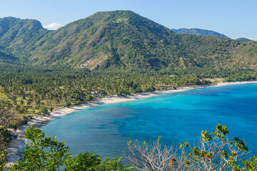 landscape of Senggigi beach