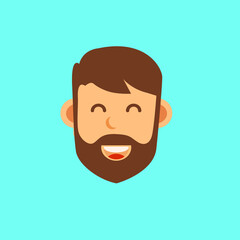 Cartoon Character Smile Illustration 