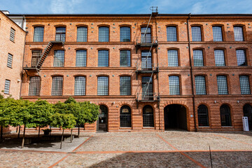 Łódź miasto biała fabryka przemysł zabytek © Dariusz
