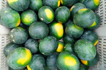 Watermelon for sale at a farm in New Jersey