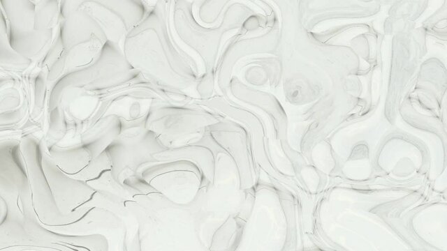 Milky texture liquify white animation motion