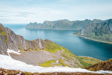 Fototapeta na wymiar Husfjellet, Norway 001 - fjord