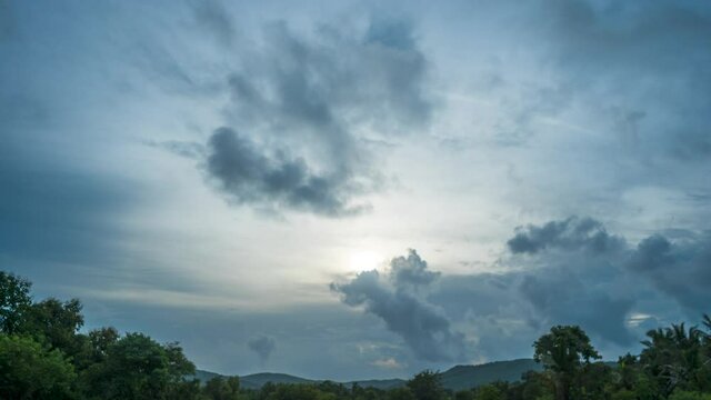 sunset Nandos evening moving clouds