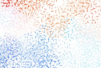 Light Pink, Blue vector texture with colored lines.