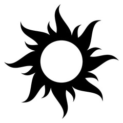 Tribal Sun Vector 