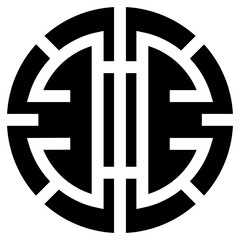 Obraz premium Geometric Circle Vector 