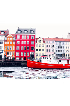 Nyhavn, Copenhagen, During Winter