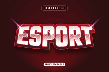 Text Effect Esport for Title