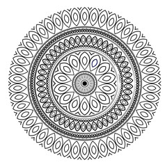 indian mandala art design vector