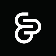 alphabet G logo icon vector illustrations