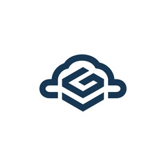 alphabet G logo icon vector illustrations