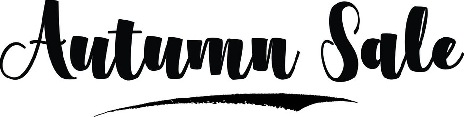 Autumn Sale Typography Font For Sale Banners
flyers and Templates