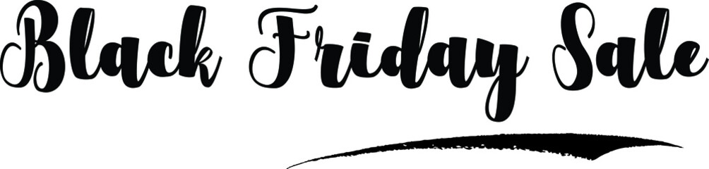Black Friday Sale. Typography Font For Sale Banners
flyers and Templates