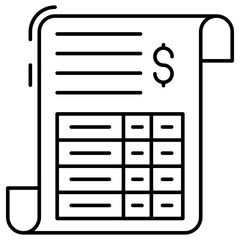 Shopping Invoice Vector 