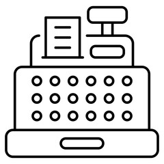 Cash Register Vector  