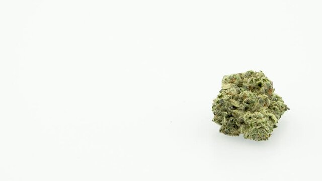 Looping 360 Degree Rotation of the Marijuana Strain, AMF, 
Single Bud, Right Screen, in 4K Ultra HD Resolution 3840 x 2160