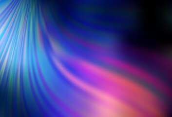 Dark Blue, Red vector colorful blur backdrop. Creative illustration in halftone style with gradient. Smart design for your work.