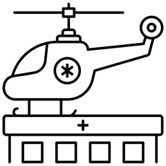 Emergency Helicopter Vector 